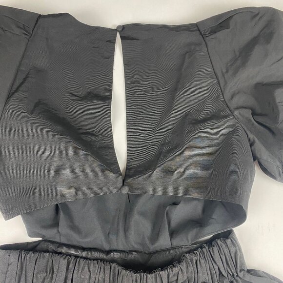 NWT Banana Republic Open Back Mini Dress Women's Size 4 Petite Black - Picture 7 of 16